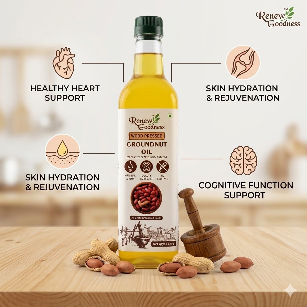 Wood-Pressed Groundnut Oil - Image 4
