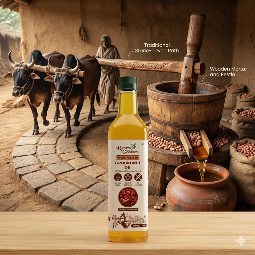 Wood-Pressed Groundnut Oil - Image 5