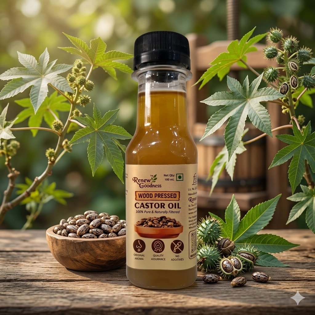 Wood-Pressed Castor Oil 100 ML - Image 2