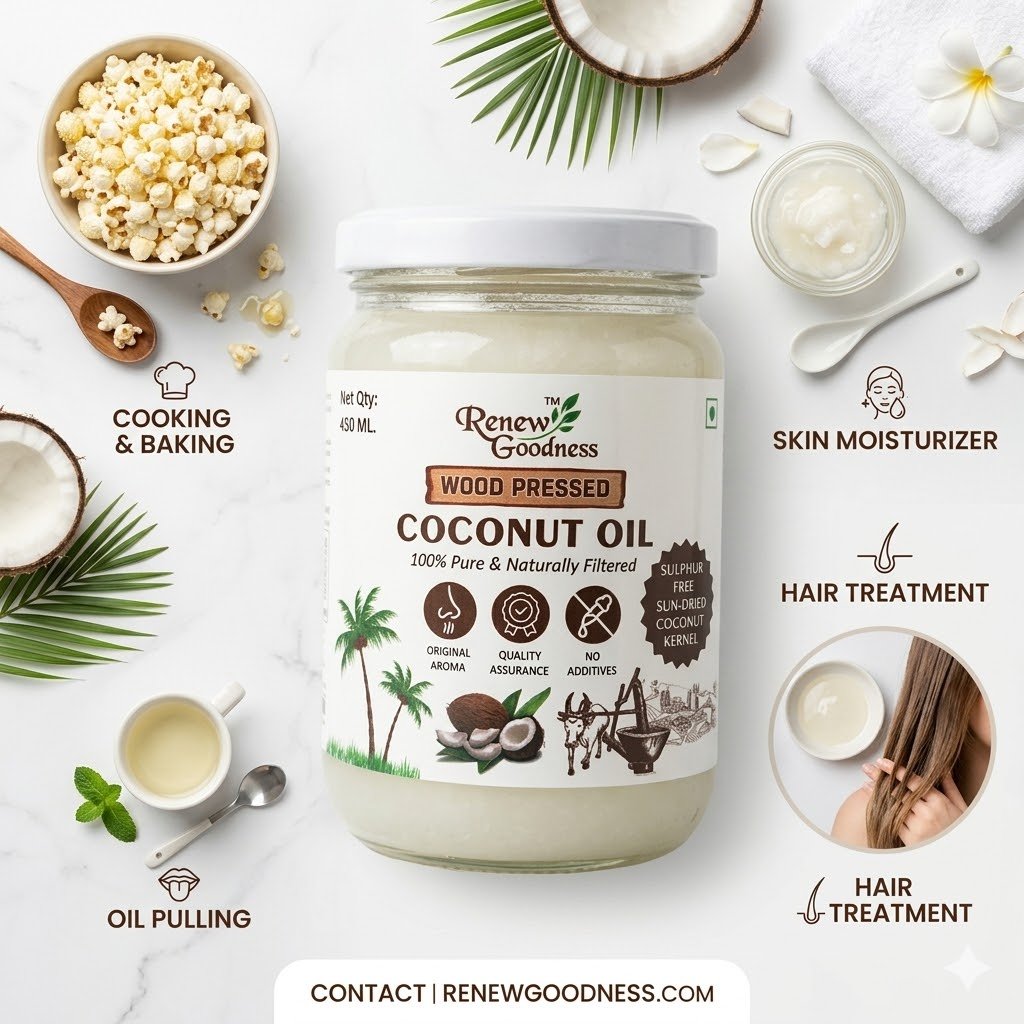 Wood-Pressed Coconut Oil - Image 2