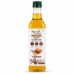 Wood-Pressed White Sesame Oil