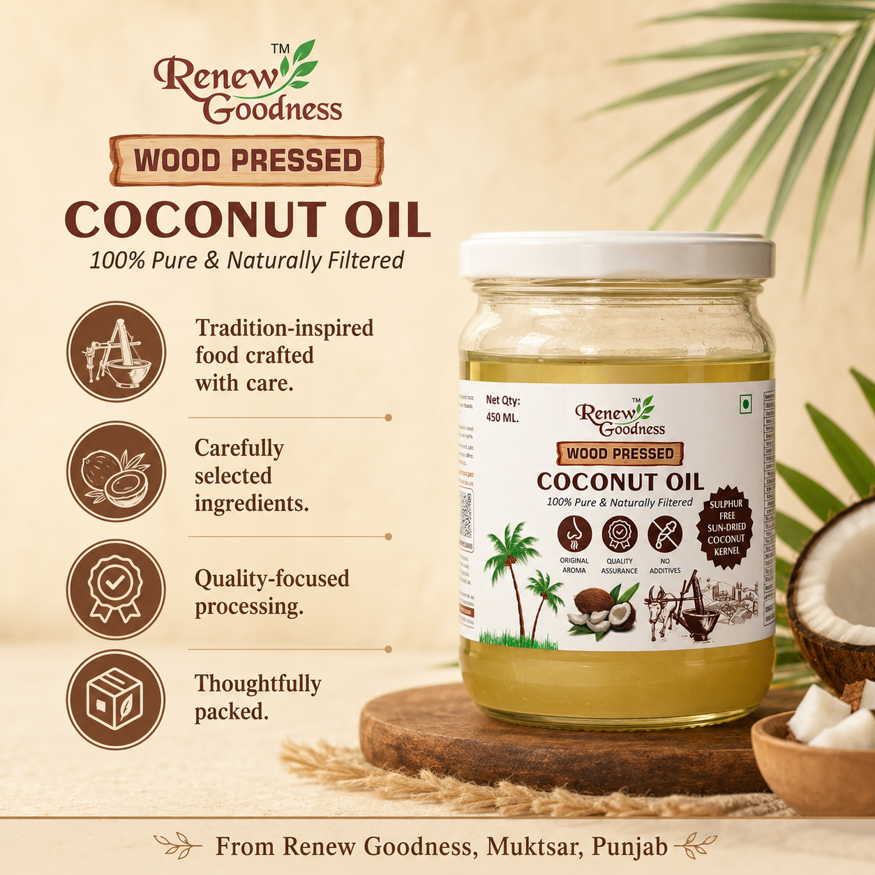 Wood-Pressed Coconut Oil - Image 6