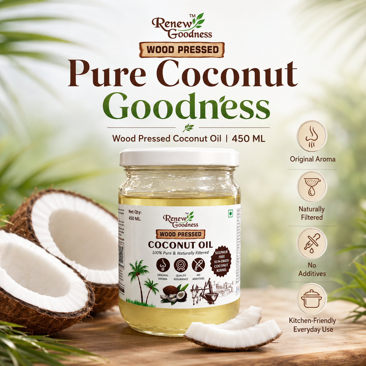 Wood-Pressed Coconut Oil - Image 7