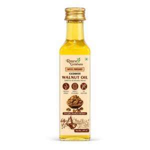 Wood-Pressed Kashmiri Walnut Oil 100 ML (Akhrot Oil)
