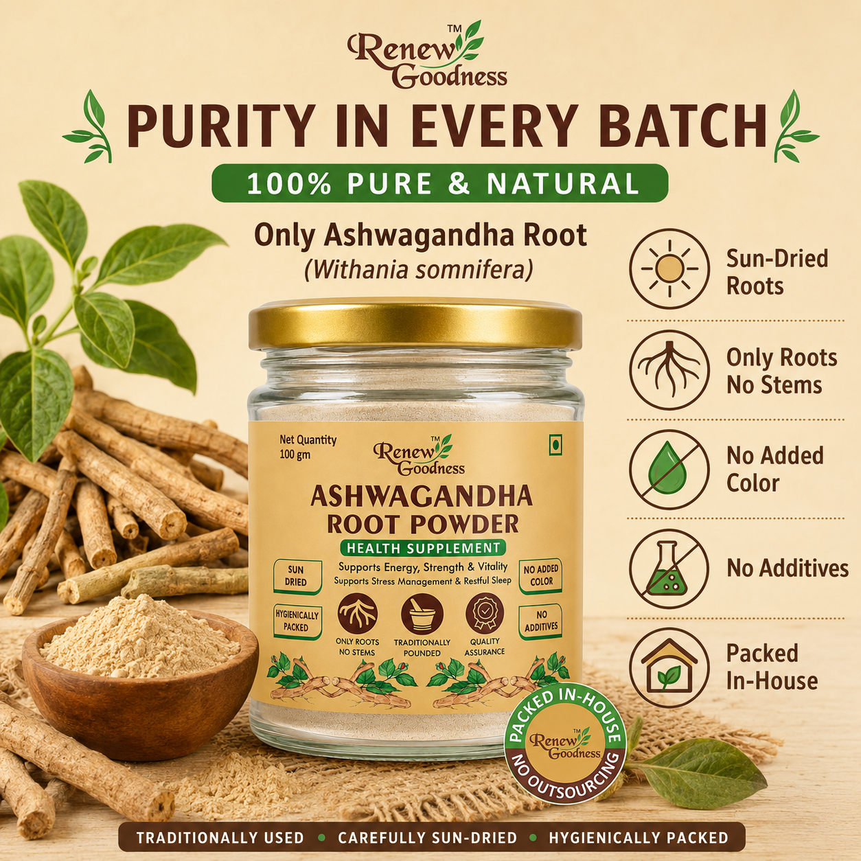 Ashwagandha Root Powder | Health Supplement - Image 6