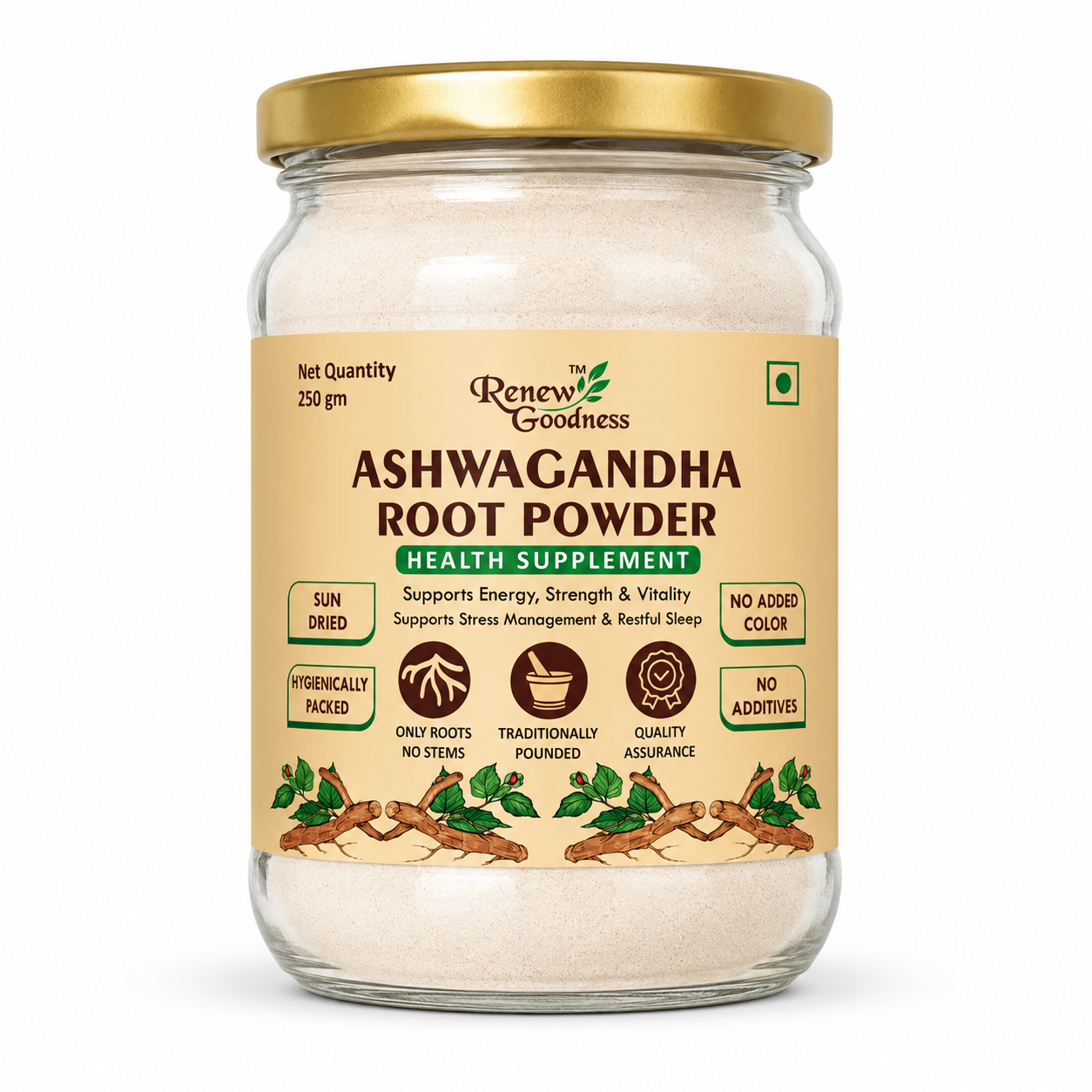 Ashwagandha Root Powder | Health Supplement